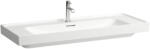 Laufen Meda porcelán mosdó 120x46 cm 2 csaplyukkal és túlfolyó nélkül, fehér H8141110001151 (H8141110001151)