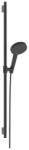 Hansgrohe Raindance Alive Select S 125 Unica S Puro 90 három funkciós zuhanyszett EcoSmart, szálcsiszolt fekete/króm 24603340 (24603340)