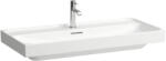 Laufen Meda porcelán mosdó csiszolt alsó felülettel 100x46 cm 3 csaplyukkal és túlfolyó nélkül, fehér H8161190001581 (H8161190001581)