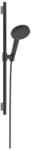 Hansgrohe Raindance Alive Select S 125 Unica S Puro 65 zuhanyszett EcoSmart, szálcsiszolt fekete/króm 24602340 (24602340)