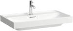 Laufen Meda porcelán mosdó 80x46 cm 3 csaplyukkal és túlfolyóval LCC bevonattal, fehér H8101174001081 (H8101174001081)
