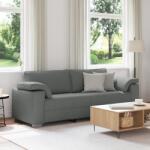 vidaXL 3 üléses kanapé sötétszürke 178 cm szövet (4105238)