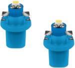 Carmotion LED műszerfalba, kék 12V B8, 5D (BAX) 2db