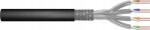 ASSMANN CAT 7 S-FTP outdoor installation cable, 1200 MHz PE, inner Fca (PE), AWG 23/1, 100 m, sx, black (DK-1741-V-1-OD) (DK-1741-V-1-OD)