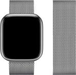 ForCell F-Design FA03 Apple Watch 42/44/45/49mm szíj, ezüst ( )