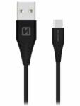 SWISSTEN 71504401 USB-A apa - USB-C apa 3.1 Adat és töltő kábel - Fekete (1.5m) (71504401) (71504401)