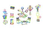 Askato Blocks Sticks 360 darabos építő készlet (109527) (109527)