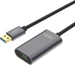 Unitek Y-3005 USB 3.0 Aktív hosszabbító kábel 10m - Fekete (Y-3005) (Y-3005)