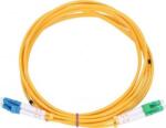 Extralink PATCHCORD LC/UPC-LC/APC SM 9/125 Duplex 2m - 2 m InfiniBand és száloptikai kábel FTTH Sárga (EX. 1377) (EX.1377)
