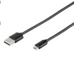 Vivanco USB A --> micro USB B összekötő kábel 1m fekete (PBVVMUSBBLACK) (PBVVMUSBBLACK) (PBVVMUSBBLACK)
