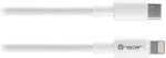 Tracer TRAKBK47169 USB Type-C apa - Lightning apa Adat és töltő kábel - Fehér (1m) (TRAKBK47169) (TRAKBK47169)
