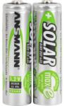 ANSMANN Ceruza akku AA, NiMH, 1, 2V 800 mAh, 2 db, Ansmann Solar maxE LR06, AA, LR6, AAB4E, AM3, 815, E91, LR6N (5035513) - xupe