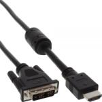 InLine 17664 video átalakító kábel 1, 5 M HDMI DVI Fekete (17664) (17664)