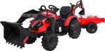 Ramiz 720-T Traktor Pótkocsival Piros-Fekete Színben (PA. SX2068. CR) (PA.SX2068.CR)