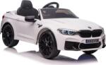 LEAN Toys BMW M5 DRIFT 24 V Elektromos Kisautó 9589 - 2x200 W, 2.4 GHz, Szülői Távirányítóval, Nyitható Ajtóval, EVA Kerekekkel, Fehér (9589) (9589)