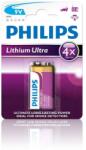Philips Lítium 9V elem Lithium Ultra 1db (6FR61LB1A/10) (6FR61LB1A/10) (6FR61LB1A/10)