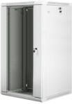 Lanberg 22U 19" fali rack szekrény 600x600mm szürke (WF01-6622-10S) (WF01-6622-10S) (WF01-6622-10S)