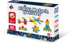 Askato Little geniuses blocks - 80 darabos építő kreatív puzzle készlet (125220) (125220)