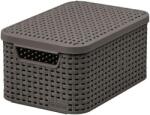 Curver/keter Curver Rattan Style fedeles kosár S sötétszürke (205841) (205841)