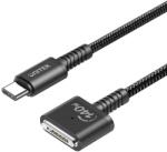 Unitek C14121BK-1M USB-C apa - MagSafe 3 apa Töltőkábel - Fekete (1m) (C14121BK-1M) (C14121BK-1M)