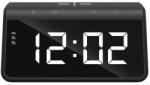 Havit W320 6 az 1-ben Vezeték nélküli Töltő + Digitális óra 10W - Fekete (W320 BLACK) (W320 BLACK)