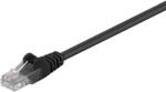 Goobay U/UTP CAT5e Patch kábel 1.5m - Fekete (95562) (95562)
