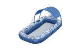 Bestway 43732 úszógumi és gumimatrac Kék, Fehér Minta PVC, Poliészter Ráülhető úszógumi (43732) (43732)