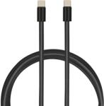 iBOX USB-C apa - USB-C apa Adat- és töltőkábel 1m - Fekete (IKUTCS1B) (IKUTCS1B)