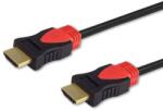 SAVIO CL-113 HDMI - HDMI 2.0 Kábel 5m - Fekete/Piros (CL-113) (CL-113)