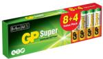 GP Batteries Ultra alkáli AA ceruza elem (8+4db/blister) (GP15A-BOX8+4) (GP15A-BOX8+4) (GP15A-BOX8+4)