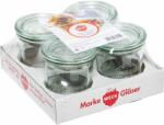 WECK 109113 Mini befőttes üveg 4 darabos készlet 140ml (109113) (109113)