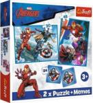 Trefl Avengers Puzzle és Memóriajáték 2 az 1-ben Trefl (93333 TREFL) (93333 TREFL)