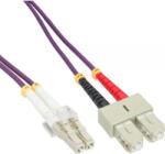 InLine 4043718248360 InfiniBand és száloptikai kábel 0, 5 M LC SC Lila (88644P) (88644P)