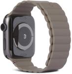 Decoded Apple Watch S1/S2/S3/S4/S5/S6/S7/S8/S9/SE Mágneses Szilikon Szíj 38/40/41mm - Barna (D22AWS40TSL3SDTE) (D22AWS40TSL3SDTE)