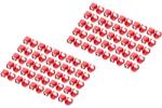 ASSMANN Colorclips F Patch Cables Red For Rj45-cable 100 Pcs (a-cc-r) (a-cc-r)