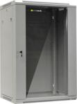 NETRACK 18U 19" fali rack szekrény 600x450mm levehető oldalú sötétszürke (019-180-645-021) (019-180-645-021) (019-180-645-021)