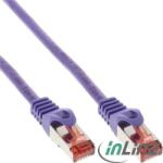 InLine 76450P hálózati kábel Lila 0, 5 M Cat6 S/FTP (S-STP) (76450P) (76450P)