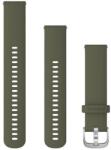 Garmin óraszíj vivomove 3 mohazöld szilikon, ezüst csattal (QR 20 mm) (010-12924-11) (G010-12924-11) (G010-12924-11)