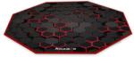 Huzaro FloorMat 2.0 Gaming szőnyeg - Fekete/Piros (120 x 120 cm) (HZ-FLOORMAT 2.0) (HZ-FLOORMAT 2.0)