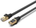 Unitek SSTP CAT7 Lapos patch kábel 2m - Fekete (C1897BK-2M) (C1897BK-2M)