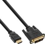 InLine B-17662P video átalakító kábel 2 M HDMI A-típus (Standard) DVI-D Fekete (B-17662P) (B-17662P)