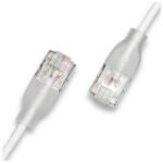 Wantec 7409 UTP CAT6a RJ45 Patch kábel 8m - Fehér (7409) (7409)