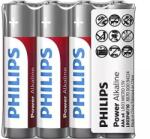 Philips Power Alkaline LR03P4F/10 háztartási elem Egyszer használatos elem AAA Cink-karbon (LR03P4F/10) (LR03P4F/10)