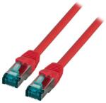 EFB-Elektronik RJ45 Patchkabel S/FTP, Cat. 6A, LSZH, 0, 15m, rot (MK6001.0, 15R) (MK6001.0,15R)