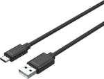 Unitek C14068BK USB-A apa - USB-C apa 2.0 Adat és töltőkábel - Fekete (2m) (C14068BK) (C14068BK)