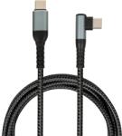 iBOX IKUTC100 USB-C apa - USB-C apa 2.0 Adat és töltő kábel 2m - Fekete (IKUTC100) (IKUTC100)