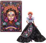 Mattel HRM72 Barbie Signature Día de Muertos 2024 Fodros fekete ruha gyűjtői baba (HRM72) (HRM72)