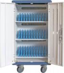 TECHLY I-CABINET-30DTY tároló/töltő kocsi és szekrény mobileszközökhöz Szabadon álló Fehér, Kék (I-CABINET-30DTY) (I-CABINET-30DTY)
