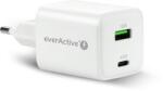 everActive SC-450Q USB-A / USB-C Hálózati Gyorstöltő Adapter 45W - Fehér (SC-450Q) (SC-450Q)