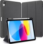 Dux Ducis GP-131442 Tok - Apple iPad 10.9 (2022), Oldalra Nyíló, Textil, Fekete (6934913034132) (6934913034132)
